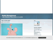 Tablet Screenshot of mediamanagement.blogg.se