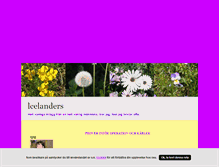 Tablet Screenshot of lcelanders.blogg.se