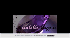 Desktop Screenshot of isabella.blogg.se