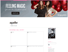 Tablet Screenshot of agathe.blogg.se