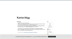 Desktop Screenshot of katrin86.blogg.se