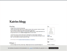 Tablet Screenshot of katrin86.blogg.se