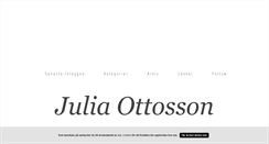 Desktop Screenshot of juliaottosson.blogg.se