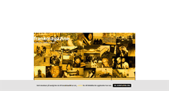 Desktop Screenshot of frankmagazine.blogg.se
