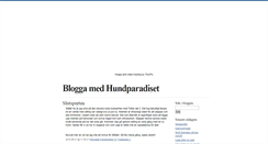 Desktop Screenshot of bloggamedhundparadiset.blogg.se