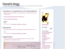 Tablet Screenshot of danield.blogg.se