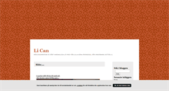 Desktop Screenshot of lican.blogg.se
