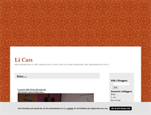 Tablet Screenshot of lican.blogg.se