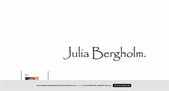 Desktop Screenshot of juliabergholm.blogg.se