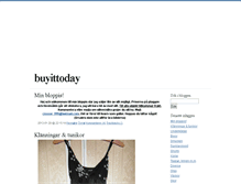 Tablet Screenshot of buyittoday.blogg.se