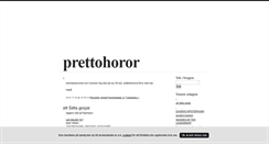 Desktop Screenshot of prettohoror.blogg.se