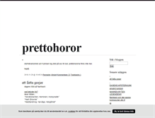 Tablet Screenshot of prettohoror.blogg.se