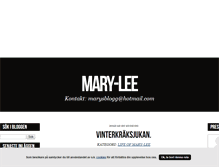 Tablet Screenshot of marylee.blogg.se