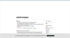 Desktop Screenshot of natstrumpan.blogg.se