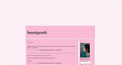 Desktop Screenshot of beautycode.blogg.se