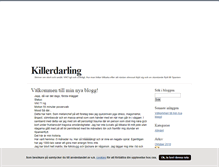Tablet Screenshot of killerdarling.blogg.se