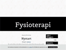 Tablet Screenshot of fysioterapi.blogg.se
