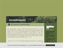 Tablet Screenshot of kornhillmission.blogg.se