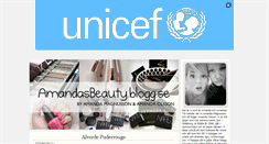 Desktop Screenshot of amandasbeauty.blogg.se