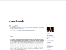 Tablet Screenshot of corneliassida.blogg.se