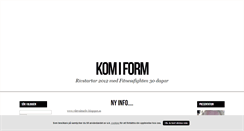 Desktop Screenshot of komiformbloggen.blogg.se