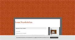 Desktop Screenshot of lenanordstrom.blogg.se