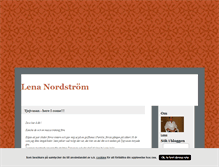 Tablet Screenshot of lenanordstrom.blogg.se