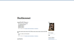 Desktop Screenshot of dockdans.blogg.se