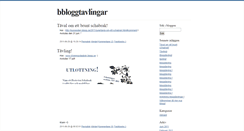 Desktop Screenshot of bbloggtavlingar.blogg.se