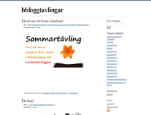 Tablet Screenshot of bbloggtavlingar.blogg.se