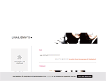 Tablet Screenshot of linaochjennys.blogg.se