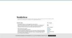 Desktop Screenshot of broderieva.blogg.se