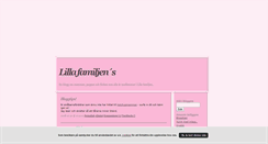 Desktop Screenshot of lillafamiljens.blogg.se