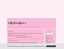 Tablet Screenshot of lillafamiljens.blogg.se