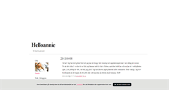 Desktop Screenshot of helloannie.blogg.se