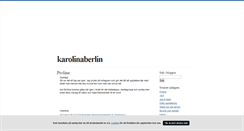 Desktop Screenshot of karolinaberlin.blogg.se