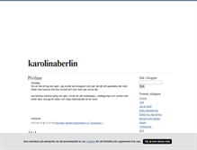 Tablet Screenshot of karolinaberlin.blogg.se