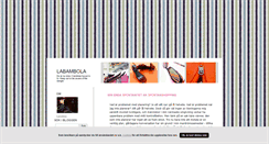 Desktop Screenshot of labambola.blogg.se