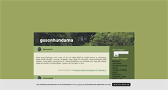 Desktop Screenshot of gssonhundarna.blogg.se