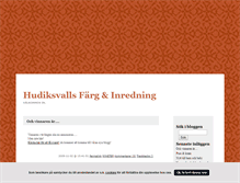 Tablet Screenshot of hudiksfarginredning.blogg.se