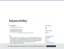 Tablet Screenshot of hejsamyckethej.blogg.se