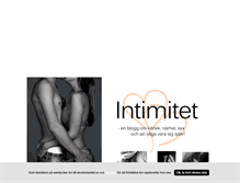 Tablet Screenshot of intimitet.blogg.se
