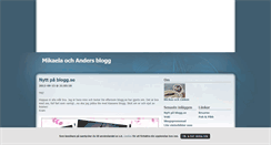 Desktop Screenshot of mikaelaochanders.blogg.se