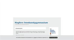 Desktop Screenshot of innebandygymnasiet.blogg.se