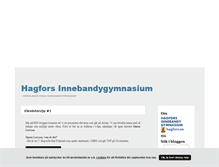 Tablet Screenshot of innebandygymnasiet.blogg.se