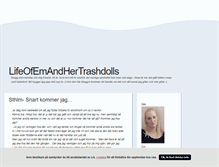 Tablet Screenshot of lifeofemandhertrashdolls.blogg.se