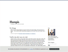 Tablet Screenshot of hampis.blogg.se