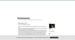 Desktop Screenshot of hemamarias.blogg.se