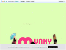 Tablet Screenshot of munky.blogg.se