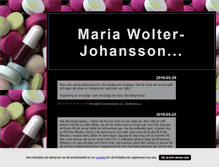 Tablet Screenshot of mariawolter.blogg.se